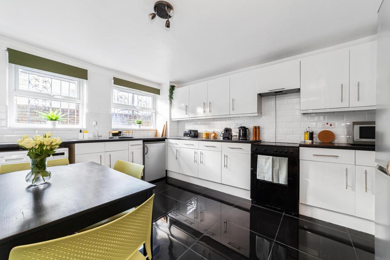 Arte Stays - 3-Bedroom Bright House London, Haggerston, Garden, Parking, 8 Min Walk To Haggerston Station, Weekly Or Monthly Stays, Serviced Accommodation - 7 Guests Exterior foto